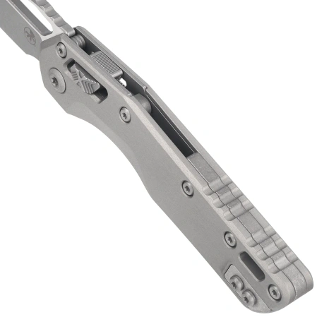 Nóż składany Microtech MSI S/E Natural Clear Aluminium, Apocalyptic M390MK by Tony Marfione (210-10APNC)