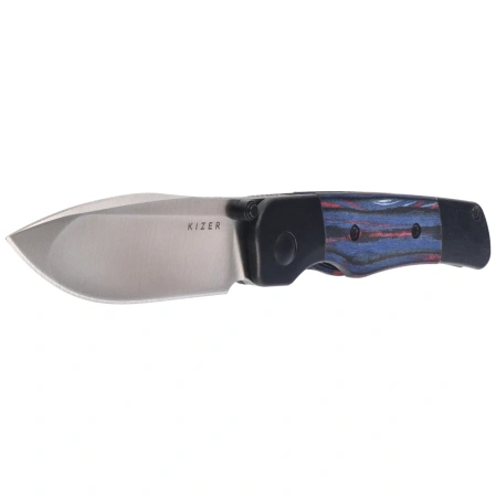 Kizer Coywolf Knife Titanium / Reconstituted Wood, Satin S45VN Derek Sharon (Ki3685A2)