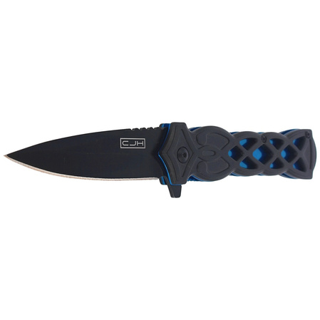 Herbertz CJH Knife Black/Blue ABS, Black Blade 420 (44008)