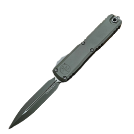 Nóż automatyczny OTF Microtech Ultratech Gen IV D/E Cerakote Moss Green Aluminium, Cerakote Moss Green M390MK by Tony Marfione (11224-1 MG-C21Z13)