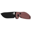 Bestechman Angry Owl Knife Brown G10, Black PVD D2 by Keanu Alfaro (BMK12D-2)