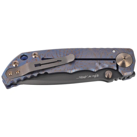 Spartan Blades Harsey Folder ''Royal Flush'' Titanium, Black PVD MagnaCut