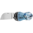 Nóż składany Third Decor Habitat N119E Snowboard Double-Sided 3D Snowboarder Aluminium, Mirror 420 (TH-N119E)
