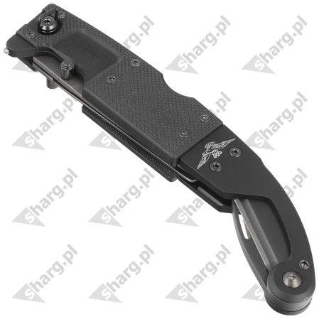 FOX Aeronautica Militare G10 / Aluminium, Black PVD N690Co rescue knife (FX-026900)