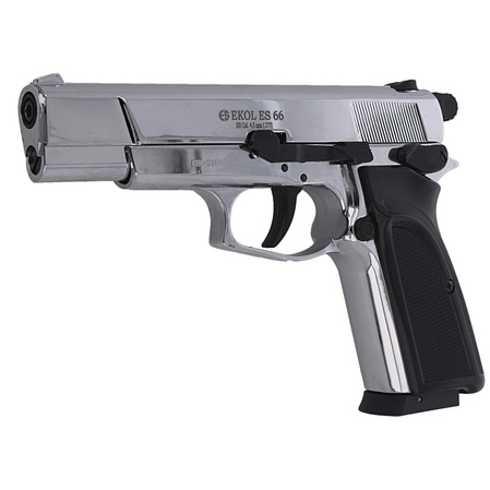 Airgun set 14: Voltran Ekol ES P66 Shiny 4.5 mm Pistol, 1500 BBs, 10 CO₂, 100 targets