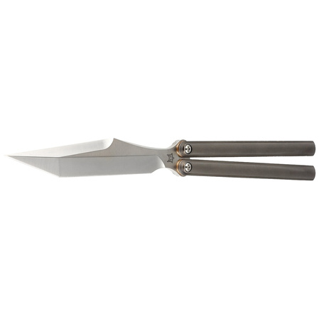 Fox PHI Knife Sandblasted Titanium, Satin M390 by Vincenzo Fiore (FX-570 TI)