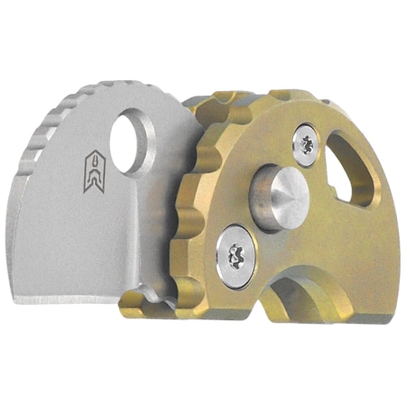 Bestechman Turtle Knife Gold Titanium, Bead Blasted 14C28N (BM20C)