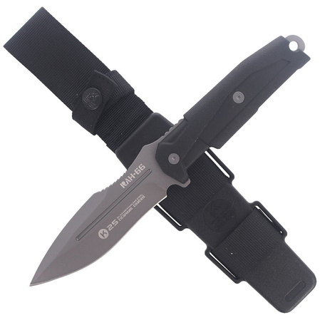 K25 RAH-66 Knife Black Rubber, Titanium Coated (32499)