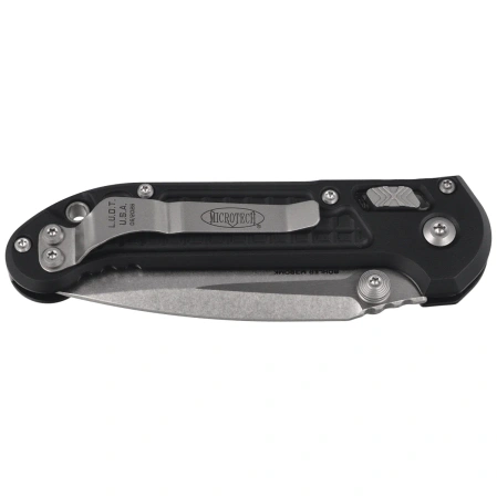Nóż składany Microtech LUDT Ram-Lok S/E Black Frag Aluminium, Stonewashed M390MK by Tony Marfione (1135RL-10FR)