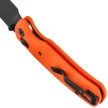 Bestechman Cicada's Wing Knife Orange G10, Black PVD 10Cr15MoV (BMK06-C-7)