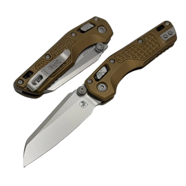 Microtech MSI Ram-Lok Mini S/E Knife Frag Tan Aluminium, Stonewashed M390MK by Tony Marfione (210M-10FRTA)