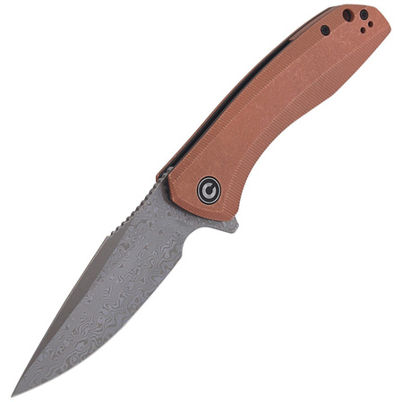 CIVIVI Knife Baklash Copper Stonewashed, Damascus (C801DS-2)