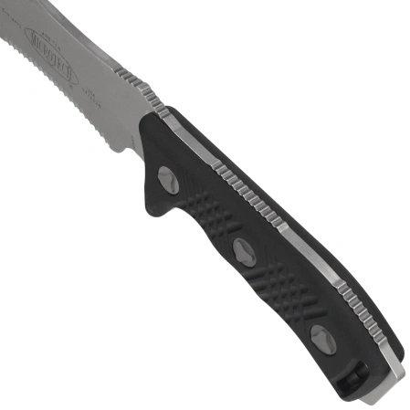 Nóż Microtech Arbiter S/E Black G10, Stonewashed F/S M390 by Adam Marfione (104-12)