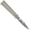 Martinez Albainox Classic Damask Balisong Knife Stainless Steel, Damascus Pattern 3Cr13MoV (02236)