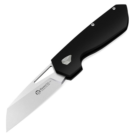 Nóż składany Maserin W2 371/G10N Black G10, Satin M390 by Attilio Morotti