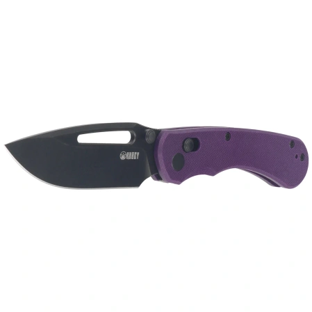 Nóż składany Kubey Stalker Purple G10, Blackwashed D2 by Johan Jordaan (KU504D)