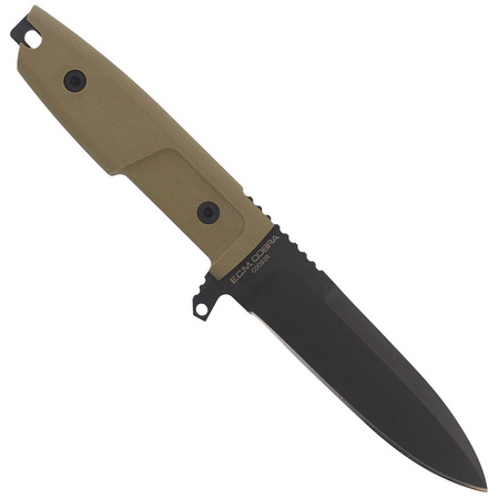 Nóż Extrema Ratio E.C.M. Cobra Green G10, DLC N690 (04.1000.0095/BLK)