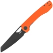 Kubey Elang Knife Orange G10, Blackwashed AUS-10 by Sebastian Irawan (KU365B)