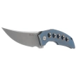 Reate Velocity Blue/Bronze Titanium Knife, Belt Satin Elmax by Tashi Bharucha