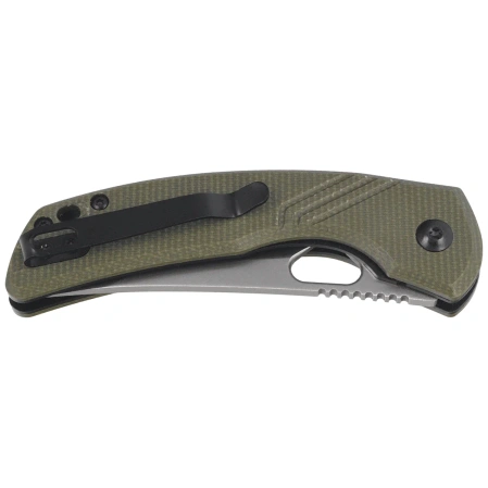 FoxEdge Persian Knife OD Green Canvas Micarta, Satin 9Cr14Mov (FE-038 MCOD)
