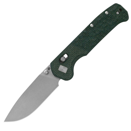 Maserin Frontier 634/MCV Knife Green Micarta, Stonewashed Nitro X7
