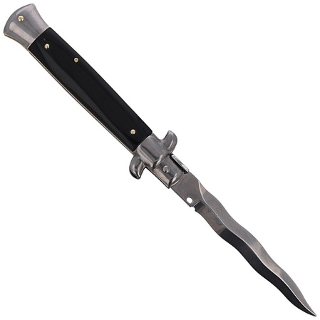 Frank Beltrame Kris Black 23cm switchblade knife (FB 23/37K)