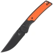 Bestechman Icebreaker Knife Black Aluminum / Orange G10, Black PVD D2 (BMK16D)