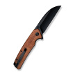 Sencut Awassi Knife Guibourtia Wood, Black 9Cr18MoV (S24065-3)