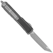 Microtech Ultratech T/E OTF Knife Distressed Black Aluminum, Apocalyptic M390 by Tony Marfione (123-10DBK)