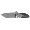 Microtech Socom Bravo Mini T/E Knife Titanium / Carbon Fiber, Bronze HW, Bead Blasted P/S M390 by Tony Marfione (261M-8CFTI)