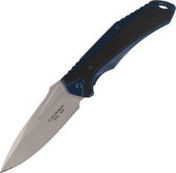 Herbertz Solingen Carbon Drop Point Folder Knife 92mm (576712)