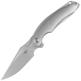 Bestech Knife Ghost Grey Titanium, Stonewashed / Satin CPM S35VN (BT1905A)