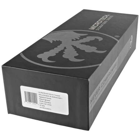 Noże automatyczne OTF Microtech Ultratech Storm Trooper Hellhound/Warhound Set Signature White Aluminium, White M390 by Tony Marfione (119-1SETSTDS)