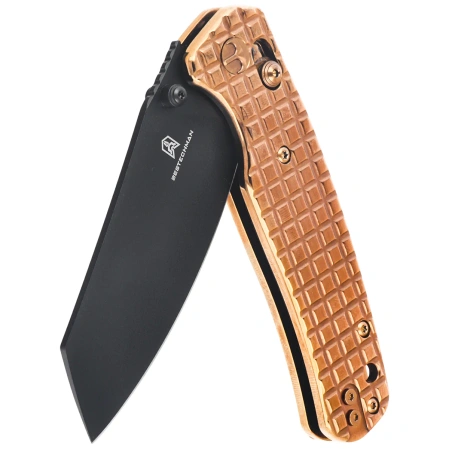 Nóż składany Bestechman Cicada's Wing Bronze Frag Stainless Steel, Black PVD 10Cr15MoV (BMK06-S-4)