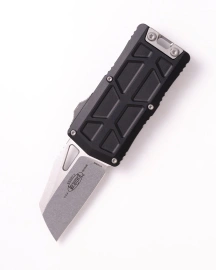 Nóż automatyczny OTF Microtech Exocet II Wharncliffe Black Aluminium, Stoneawshed M390MK by Tony Marfione (1156-10)