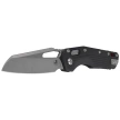 Microtech MSI S/E Knife Black Tri-Grip Polymer / Red Back Strap, Stonewashed M390MK by Tony Marfione (210T-10PMBK-A5)