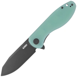 Kubey Knife Master Chief Jade G10, Blackwashed 14C28N by Keanu Alfaro (KU358Q)