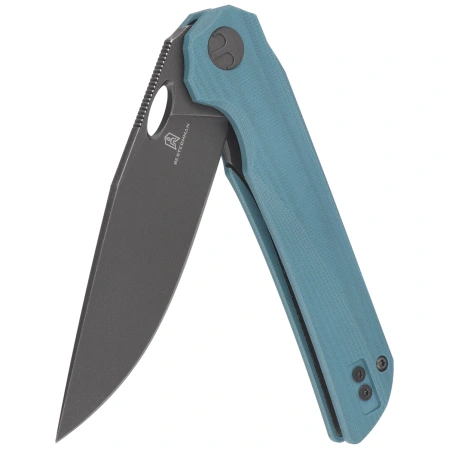 Bestechman Smuga Knife Grey G10, Grey PVD Stonewashed AEB-L by Kombou (BMK22C)