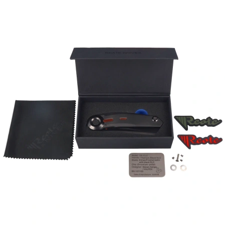 Nóż składany Reate VK-CLU Black DLC Titanium, Black DLC Elmax by Vulpex Knives