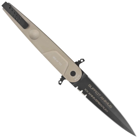 Nóż Extrema Ratio BD4 Adra Contractor LE No 62/70 Tactical Mud Aluminium, Black N690 (04.1000.0498/TM)