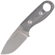 Kizer Beaver Knife Black Micarta / Orange G10, Stonewashed / Blasted Nitro-V (1078A2)
