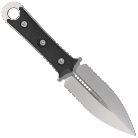 Microtech SBD D/E Milled Black G10, Stonewashed P/S M390 by Borka Blades (201-11)