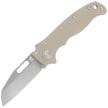 Demko AD20.5 Shark Foot Knife Coyote Tan G10, Stonewashed CPM 3V by Andrew Demko (205-3V-SFCT)