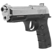 Airgun Set 26: Voltran Ekol ES P92B Blow Back Shiny 4.5 mm Air Pistol, 1400 BBs, 10 CO₂ Cartridges, 100 Targets