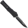 Microtech Combat Troodon Gen III Interceptor Signature OTF Knife Black Aluminum, Tactical M390MK by Tony Marfione (1217-1TS)