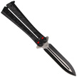 Nóż motylek Martinez Albainox Balisong Black Calavera (02097)