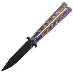 Balisong Knife Martinez Albainox Colours-Black (02122)