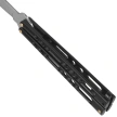 Nóż motylek Martinez Albainox Balisong, Black Zamak, Mirror 3Cr13Mov (02053-N)