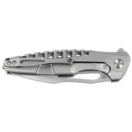 Nóż składany RikeKnife Thor 5 Gray Titanium, Satin M390 (RK-Thor5-P)