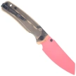 Bestechman Cicada's Wing-TL Knife Clear Ultem, Pink 10Cr15CoMoV (BMK24J)